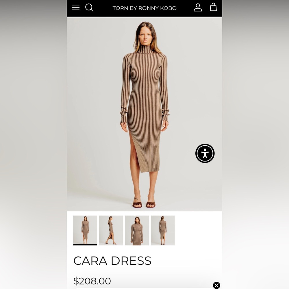 Torn by Ronny Kobo CARA DRESS